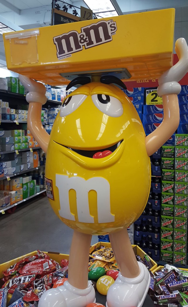 M&M'S, Toys, Mm Yellow Peanut Candy Dispensary